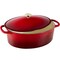 Best Choice Products Oval 7.5 Quart Cast-Iron Dutch Oven, Heavy-Duty w/ Enamel, Side Handles